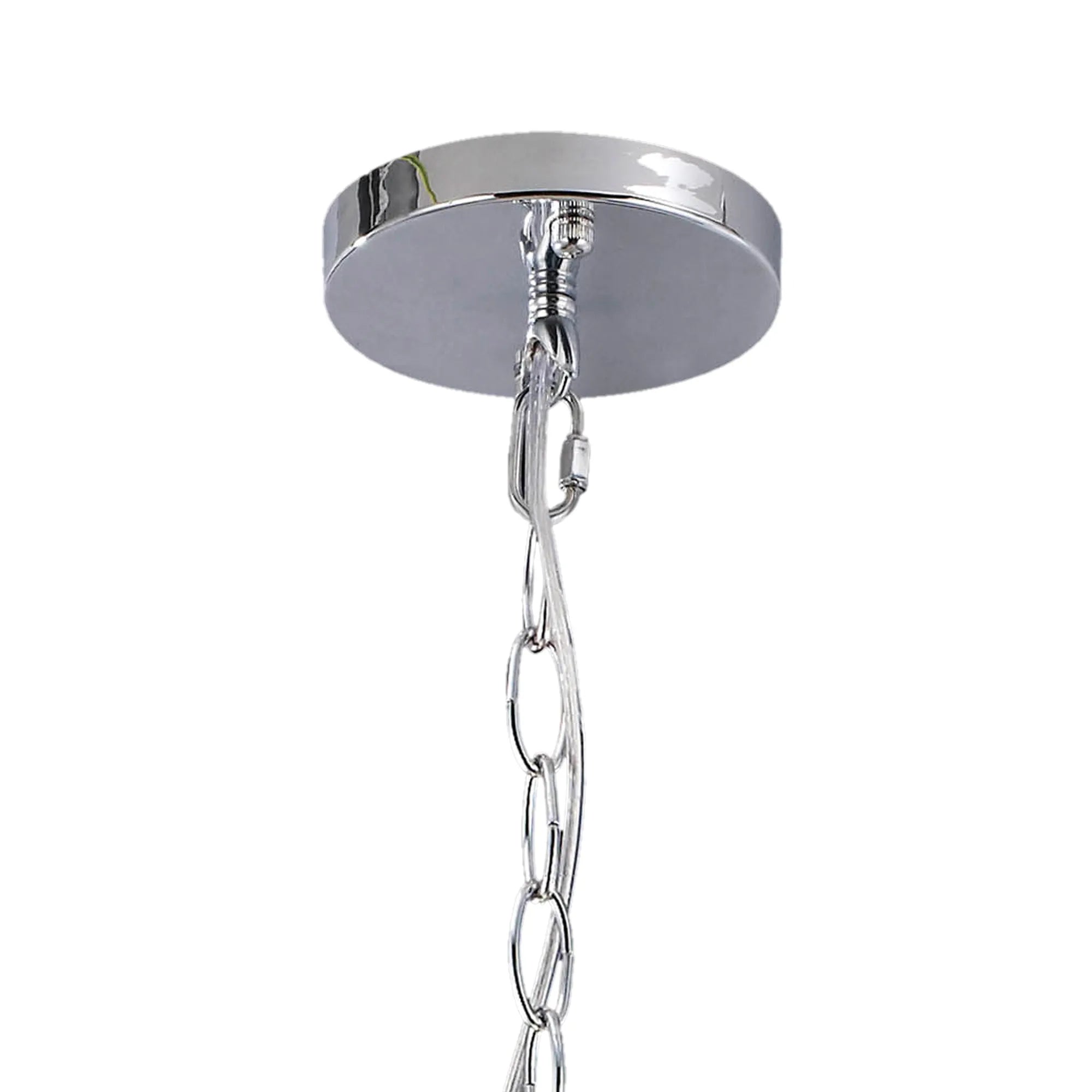 IL30191 Ava 4 Light Chrome And Crystal Ceiling Pendant