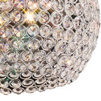 IL30191 Ava 4 Light Chrome And Crystal Ceiling Pendant