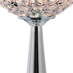 IL30193 Ava 2 Light Chrome And Crystal Table Lamp