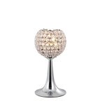IL30193 Ava 2 Light Chrome And Crystal Table Lamp