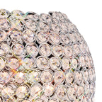 IL30194 Ava 3 Light Chrome And Crystal Table Lamp