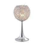 IL30194 Ava 3 Light Chrome And Crystal Table Lamp