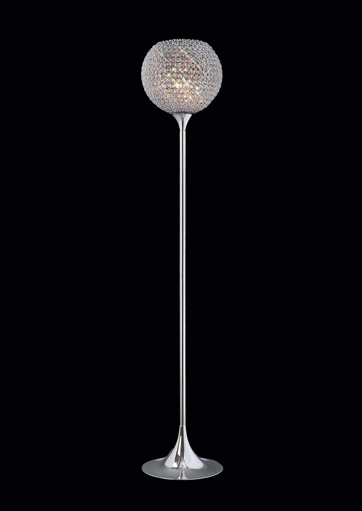IL30197 Ava 5 Light Crystal Floor Lamp