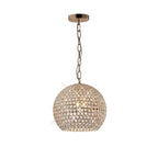 IL30752 Ava 5 Light French Gold Crystal Ceiling Pendant
