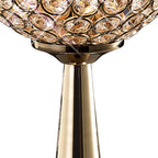 IL30755 Ava 2 Light French Gold Crystal Table Lamp