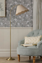 Laura Ashley Cordwell Floor Lamp Matt Antique Brass With Shade LA3756743-Q