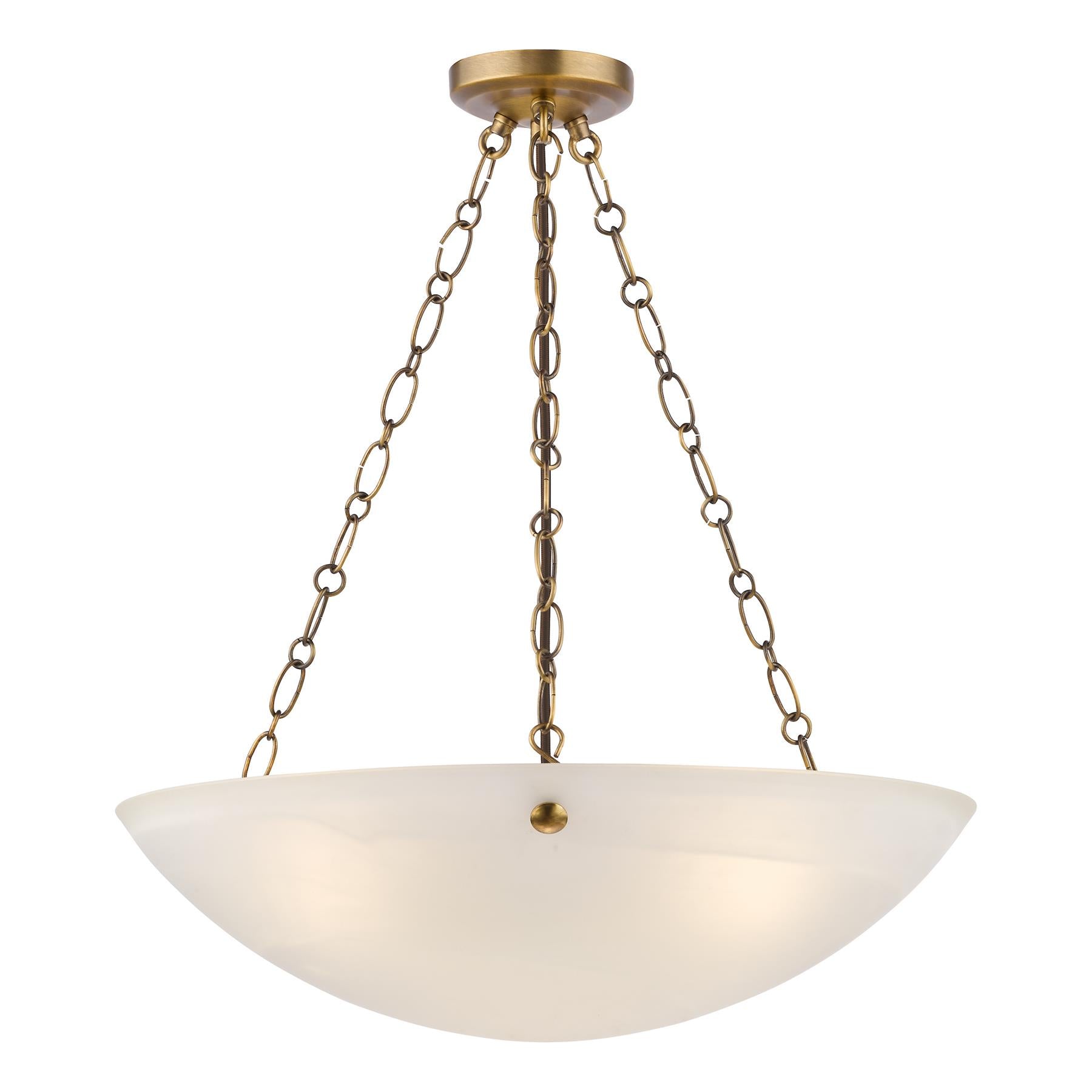 Keita 3 Light Ceiling Pendnat Light In Bronze with Glass KEI0363