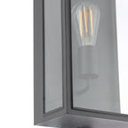 Dar Wisebuys Mazin Outdoor Wall Light In Black IP44 MAZ5222