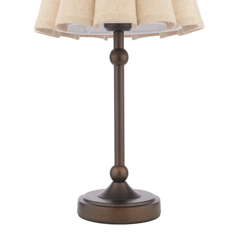 Laura Ashley Holwell Table Lamp Antique Bronze With Shade LA3756644-Q