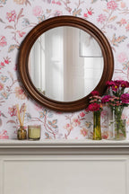 Laura Ashley Tate Mirror Dark Wood 60cm LA3756769-Q