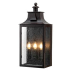 Balmoral 3 Light Exterior Half Lantern Large IP43