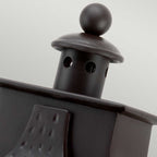 Balmoral 3 Light Exterior Half Lantern Large IP43