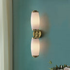 Eliot Bathroom Twin Wall Light In Polished Brass Finish BATH/ELIOT2 PB