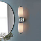 Eliot Bathroom Twin Wall Light In Polished Chrome Finish BATH/ELIOT2 PC