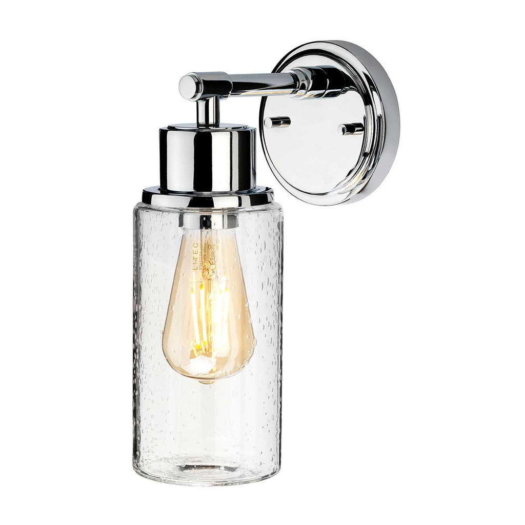 Morvah Bathroom Wall Light In Polished Chrome Finish BATH-MORVAH1-PC
