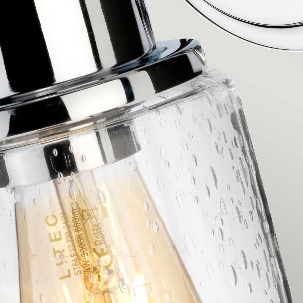 Morvah Bathroom Wall Light In Polished Chrome Finish BATH-MORVAH1-PC