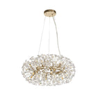 Fusion Stunning 12 Light Ceiling Pendant Light in French Gold Finish