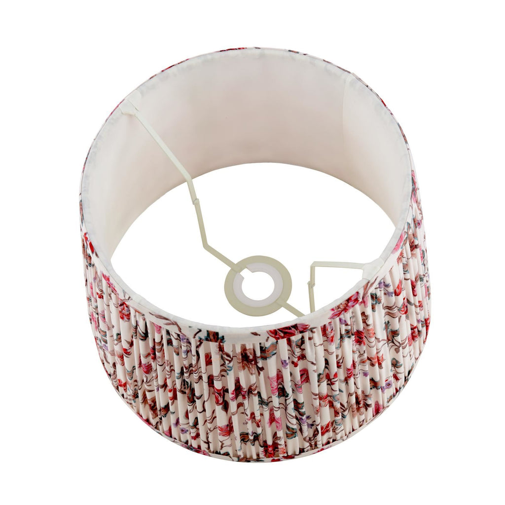 Laura Ashley Lingmell Trail Cream Cotton Tapered Drum Shade 30cm/12 inch LA3756740-Q