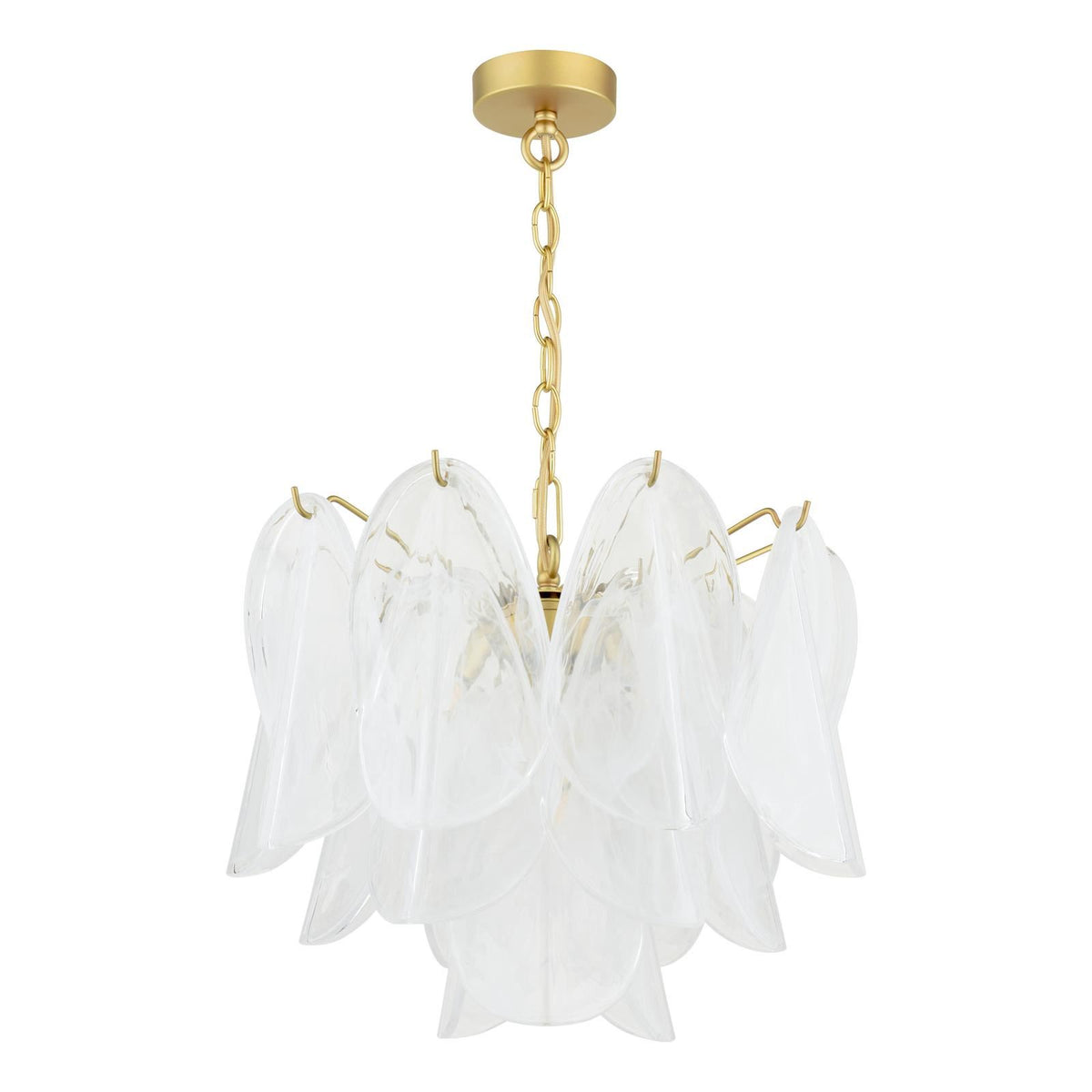 Laura Ashley Stannington 4 Light Pendant Matt Antique Brass and White Glass LA3756708-Q