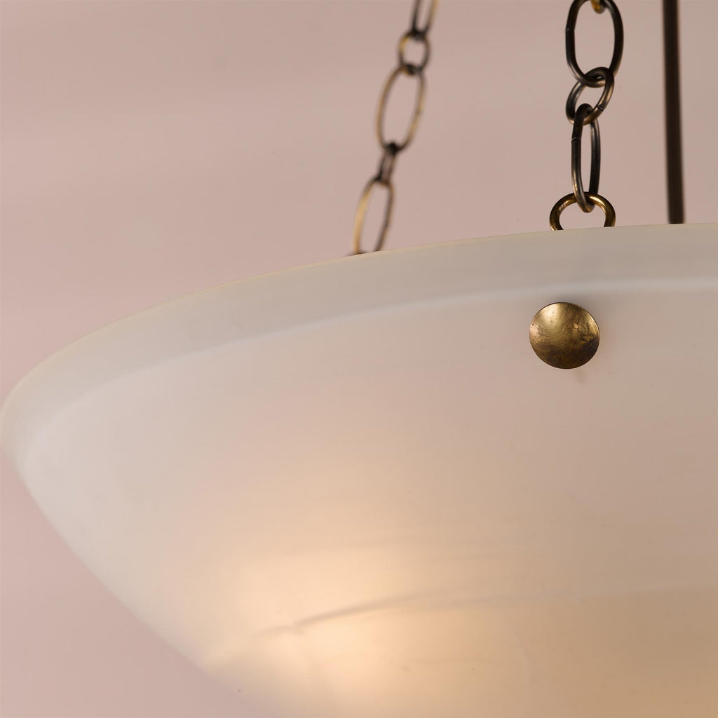 Keita 3 Light Ceiling Pendnat Light In Bronze with Glass KEI0363