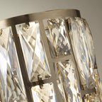 Bijou Table Lamp In Antique Brass Finish With Crystal Glass 6584AB