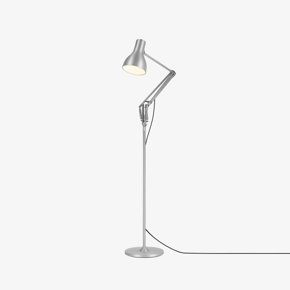32690 Type 75 Floor Light In Silver Lustre
