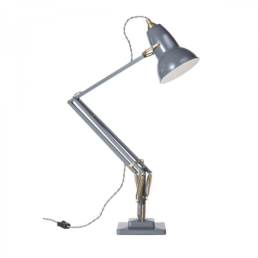 31299 Original 1227 BRASS Desk Lamp in Elephant Grey