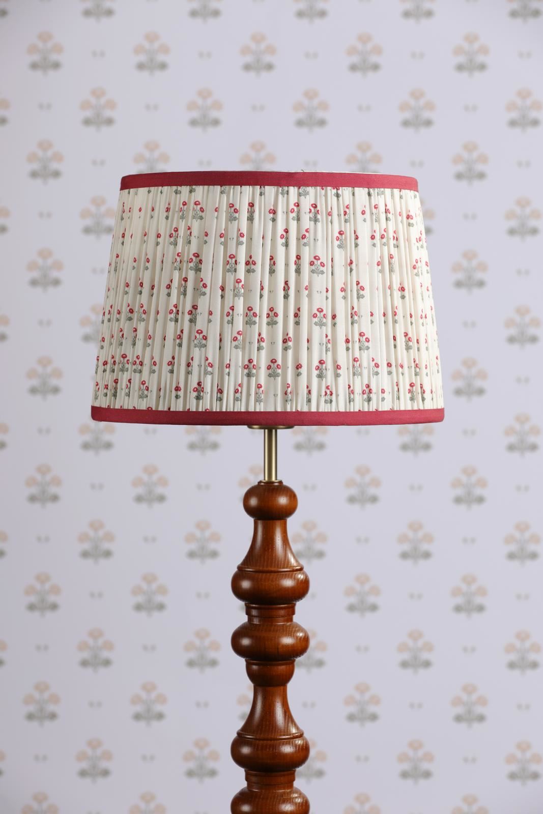 Laura Ashley Harthill Daisies Cream Cotton Tapered Drum Shade 30cm/12 inch LA3756742-Q