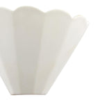 Laura Ashley Scallop Wall Washer White Ceramic LA3756707-Q
