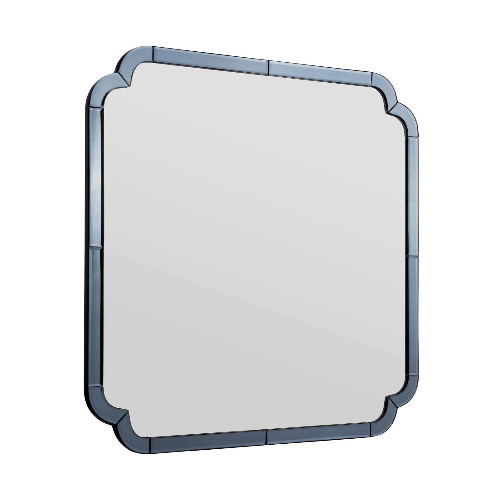 Laura Ashley Martham Mirror Smoked Blue 65 X 65cm LA3756773-Q