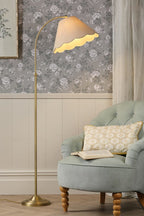 Laura Ashley Cordwell Floor Lamp Matt Antique Brass With Shade LA3756743-Q