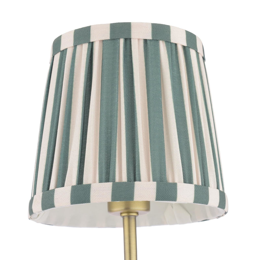 Laura Ashley Denwick Wall Light Matt Antique Brass With Shade LA3756676-Q