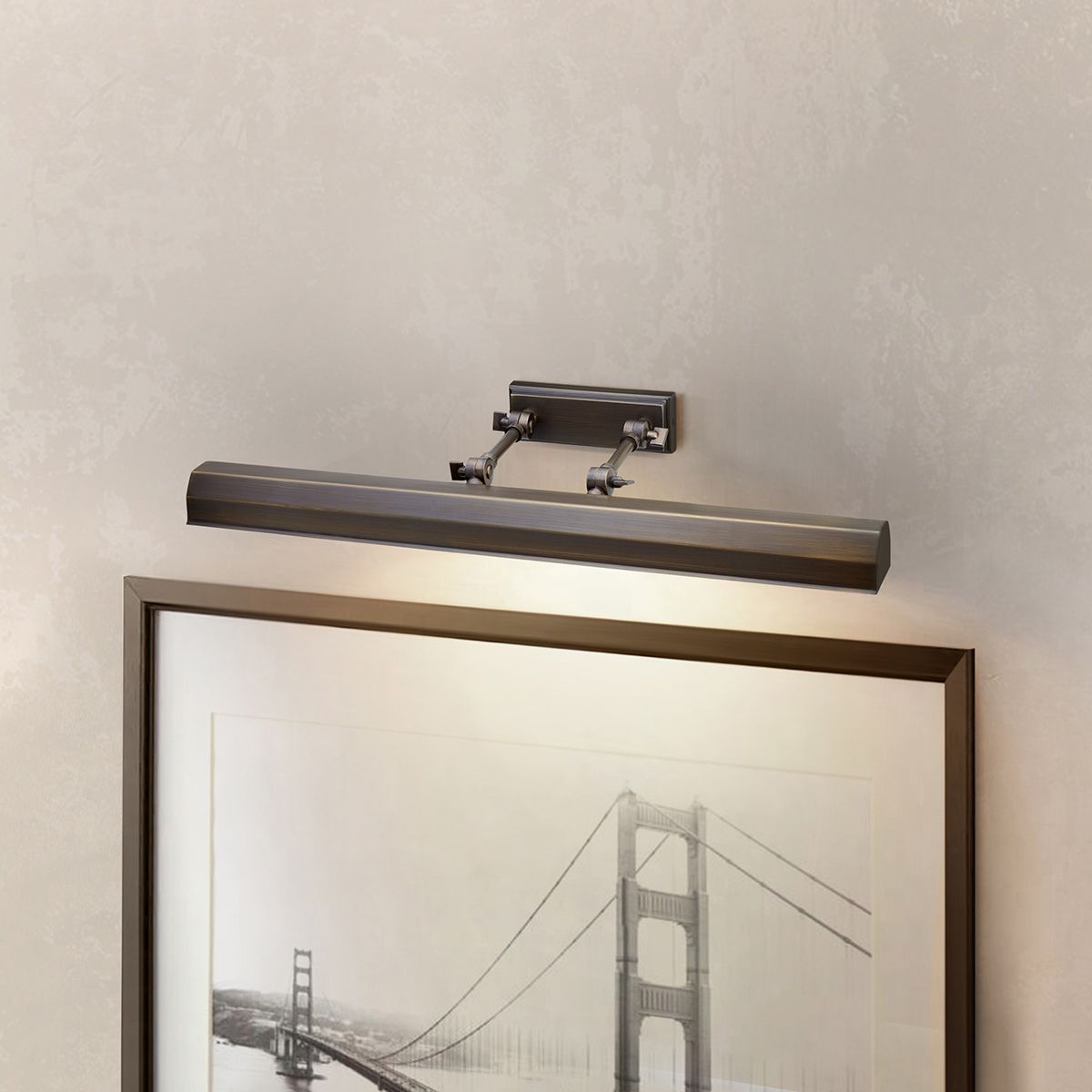 Chawton Large Picture Light In Dark Bronze Finish CHAWTON-PLL-DB