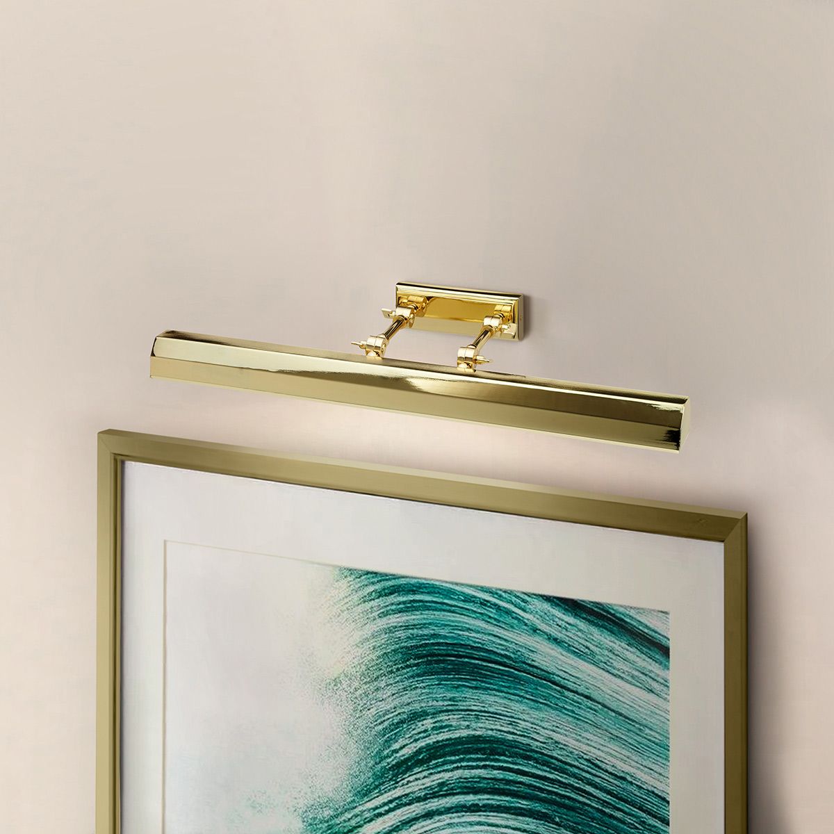 Chawton Large Picture Light In Polished Brass Finish CHAWTON-PLL-PB
