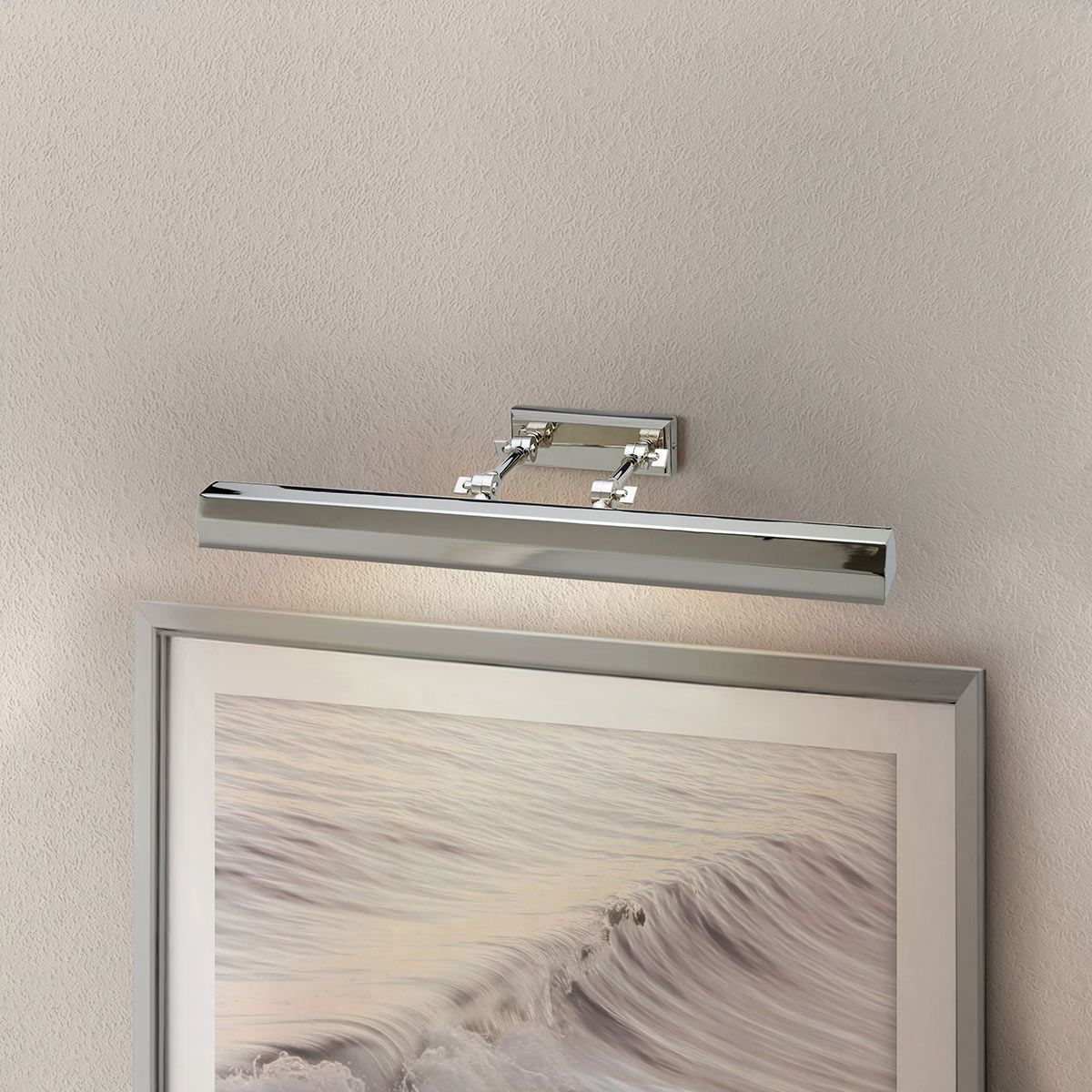 Chawton Large Picture Light In Polished Nickel Finish CHAWTON-PLL-PN
