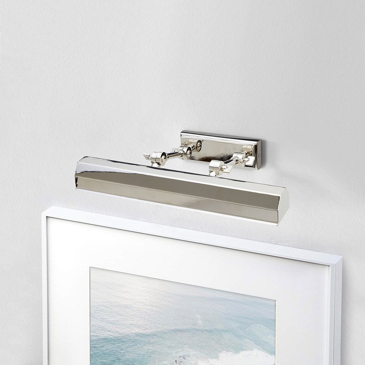 Chawton Medium Picture Light In Polished Nickel Finish CHAWTON-PLM-PN