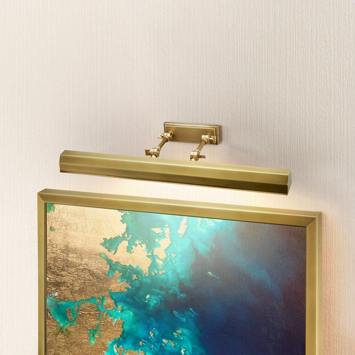 Chawton Large Picture Light In Aged Brass Finish CHAWTON-PLL-AB