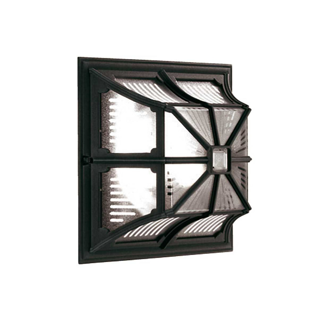 Chapel Classic Outdoor Flush Lantern In Black Finish IP44 CP12 BLACK