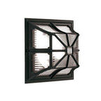 Chapel Classic Outdoor Flush Lantern In Black Finish IP44 CP12 BLACK