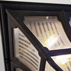 Chapel Classic Outdoor Flush Lantern In Black Finish IP44 CP12 BLACK