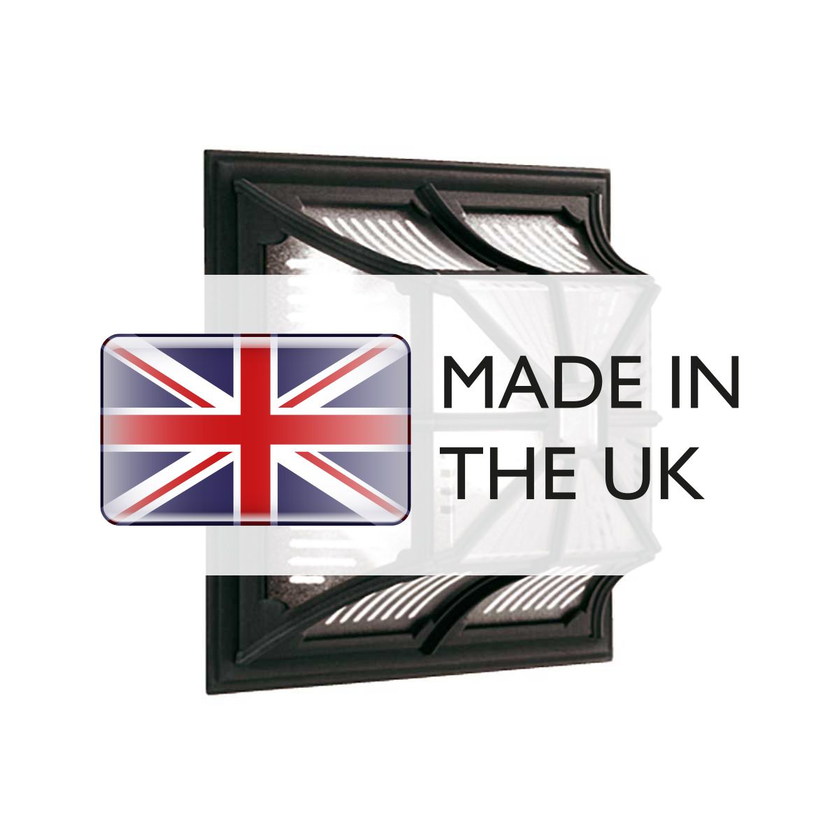 Chapel Classic Outdoor Flush Lantern In Black Finish IP44 CP12 BLACK