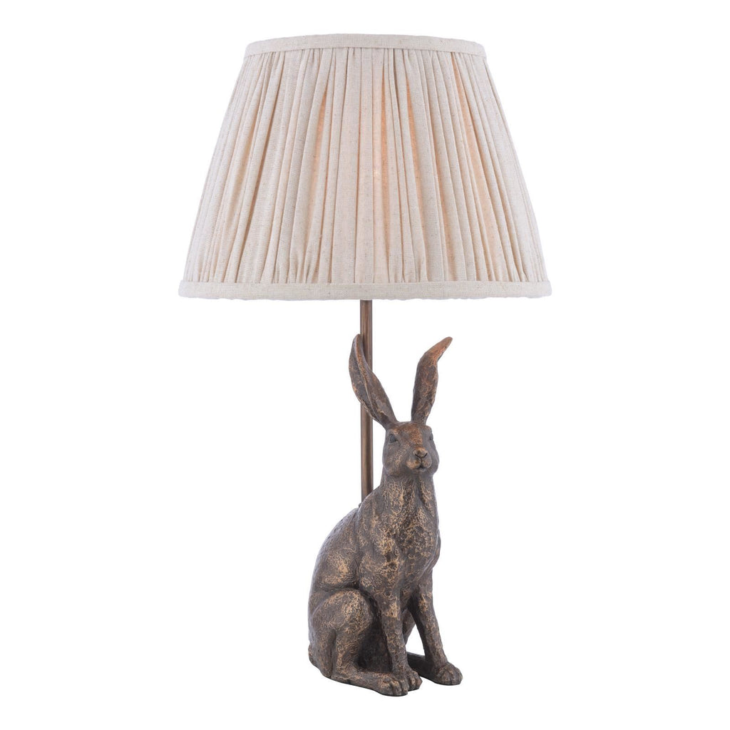 Laura Ashley Hare Table Lamp Antique Bronze With Shade LA3756663-Q
