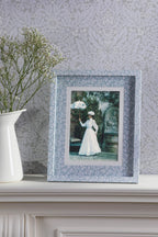 Laura Ashley Sweet Alyssum Photo Frame Blue 5" x 7" LA3756694-Q