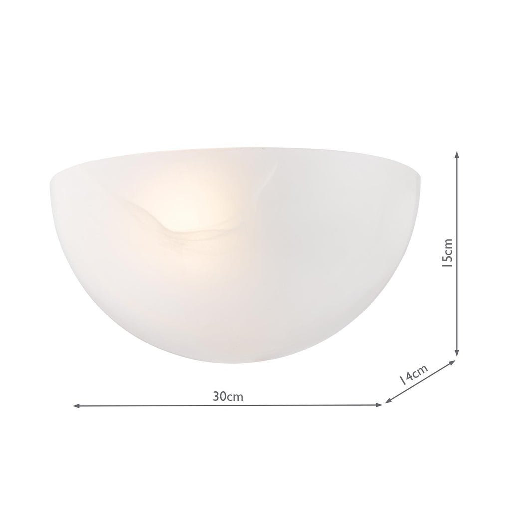 Keita Wall Light In Bronze Finish With Glass KEI0763