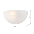 Keita Wall Light In Bronze Finish With Glass KEI0763