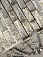 Bijou 8 Light Ceiling Pendant Light In Chrome Finish With Crystal Glass 6588-8CC