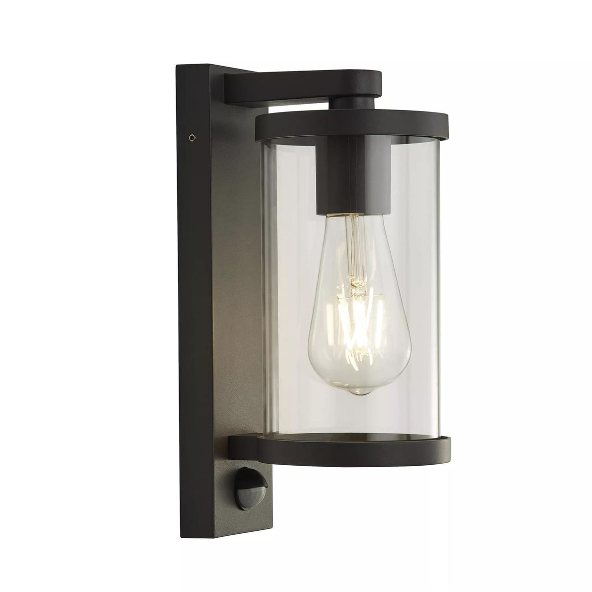 Bakerloo Outdoor Wall Light In Black Finish With Polycarbonate Shade 8631BK
