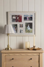 Laura Ashley Magnolia Photo Frame Matt White and Grey LA3756767-Q