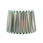 Laura Ashley Denwick Green Cotton Tapered Drum Shade 30cm/12 inch LA3753735-Q