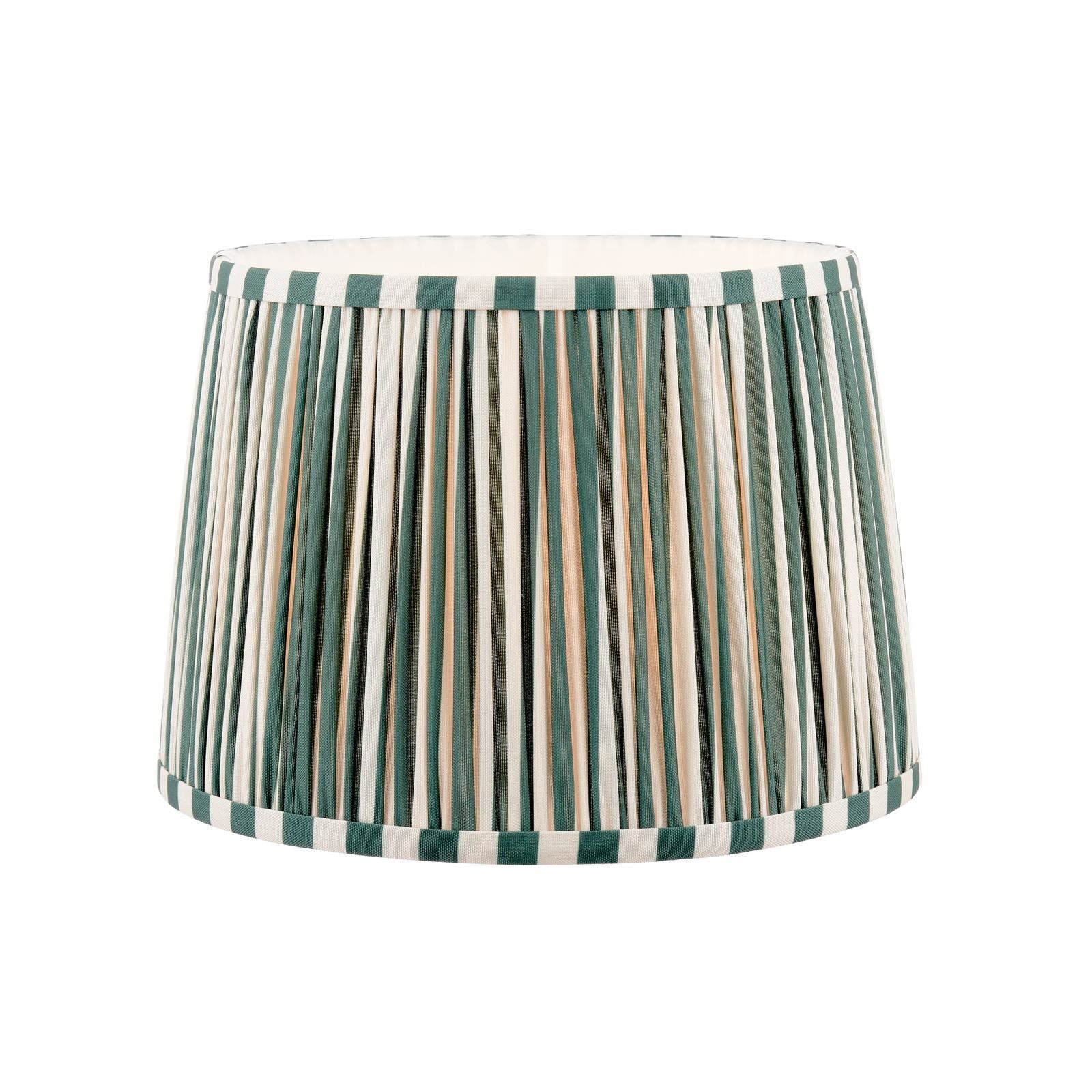 Laura Ashley Denwick Green Cotton Tapered Drum Shade 30cm/12 inch LA3753735-Q